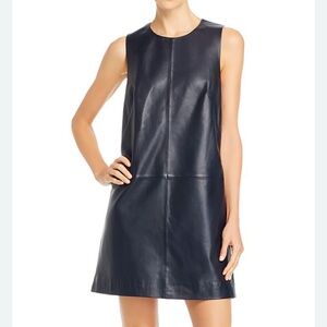 7 For All Mankind Blue Sleeveless Sheath Mini Dress